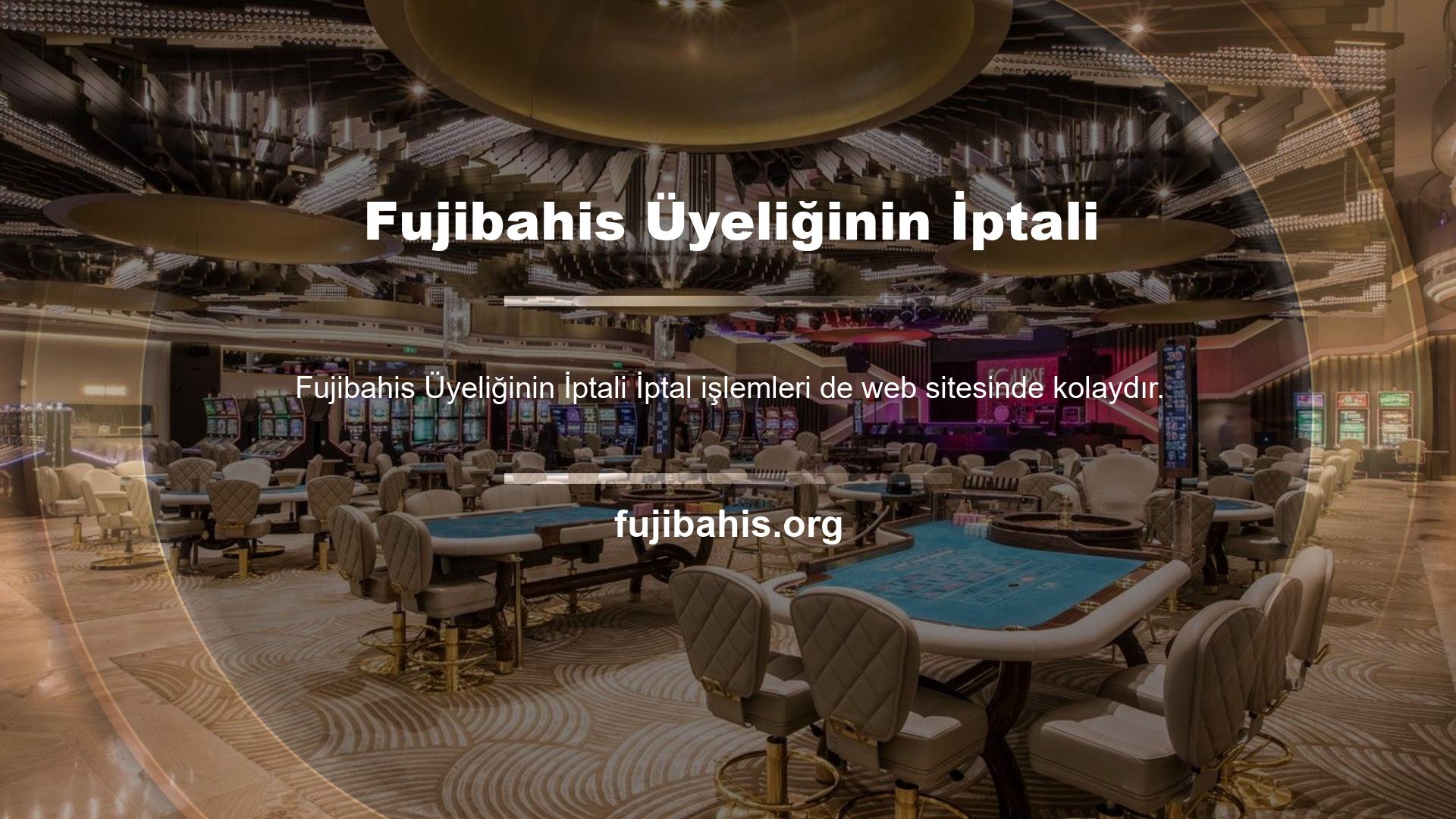 Fujibahis üyelik sonlandırma adımı için web sitesindeki Hesabım adımından üyeliğinizin iptal edilmesini talep etmeniz gerekmektedir